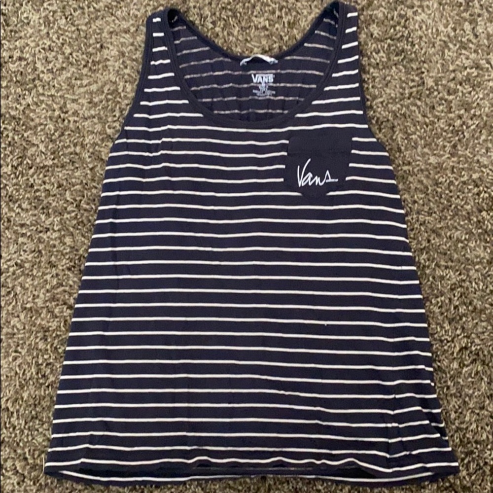 Vans striped tank top
